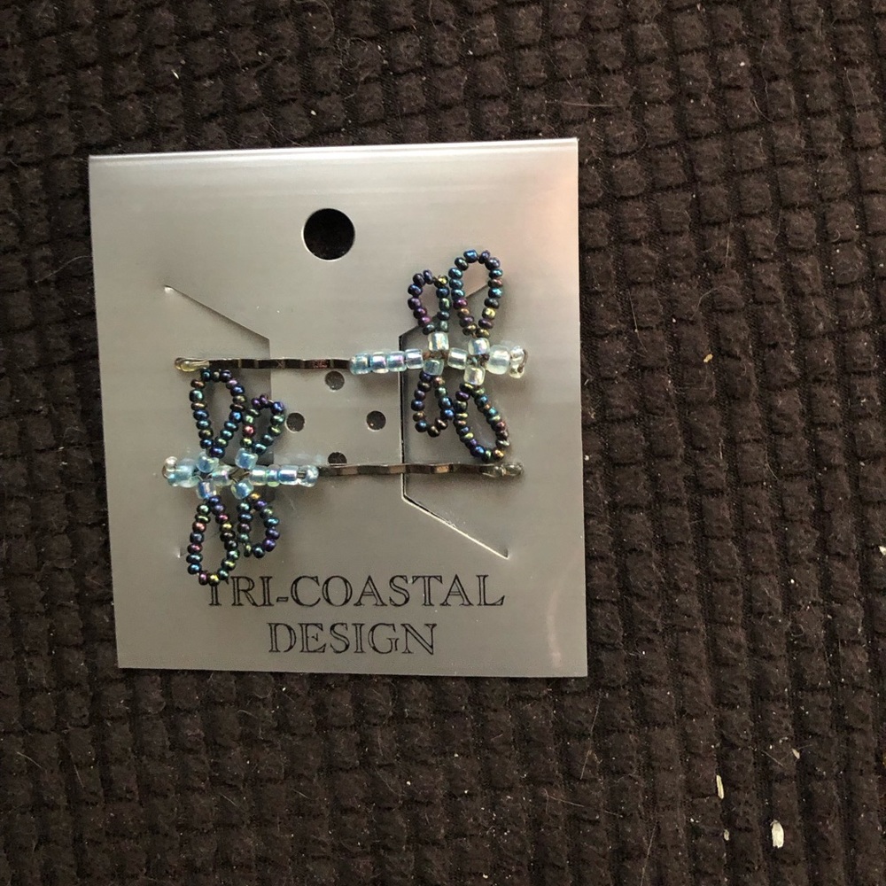 Tri-coastal Design Beaded Dragonfly Barrettes- 674 $9 or 🦋